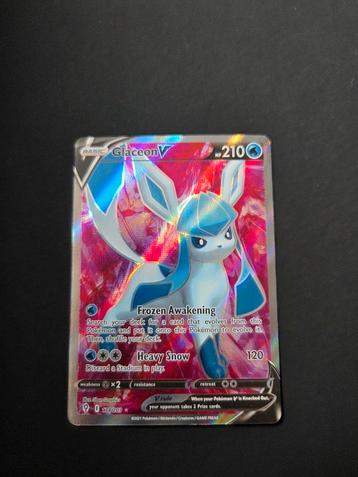 Glaceon V 174/203 Pokemon Evolving Skies Full Art beschikbaar voor biedingen