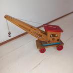 Vintage Houten Speelgoed Kraan, Ophalen of Verzenden, Gebruikt, Jongen of Meisje