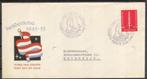 E22 - 10 jaar herdenking bevrijding 1955, Postzegels en Munten, Postzegels | Eerstedagenveloppen, Nederland, Beschreven, Verzenden