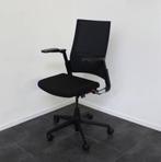 Ahrend 230 Bureaustoel, Hoge Rug, Zwart/Zwart, Nieuwe stof, Ophalen of Verzenden, Gebruikt, Zwart, Bureaustoel