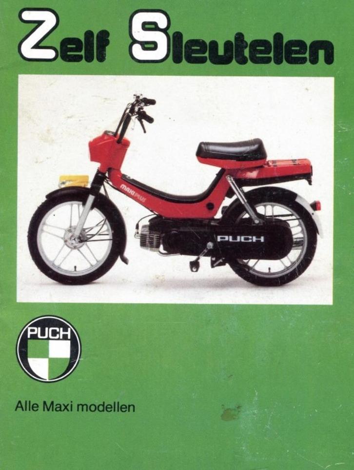 Puch Maxi zelf sleutelen werkplaatshandboek, Fietsen en Brommers, Handleidingen en Instructieboekjes, Gebruikt, Ophalen of Verzenden