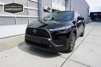 Toyota Corolla Cross Hybrid 140 Style |Navi|Carplay|Pano|PDC, Gebruikt, 4 cilinders, Leder en Stof, Zwart