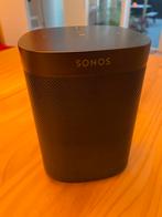 Sonos ONE black, Audio, Tv en Foto, Luidsprekers, Front, Rear of Stereo speakers, Sonos, Zo goed als nieuw, Verzenden