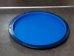 Tupperware dubbel dienblad / serveer blad blauw, Huis en Inrichting, Keuken | Tupperware, Ophalen of Verzenden, Zo goed als nieuw