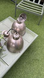 RVS lampen, Huis en Inrichting, Woonaccessoires | Stolpen, Ophalen, Zo goed als nieuw