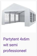 Partytent 4x6 wit, buizen systeem, Tuin en Terras, Partytenten, Ophalen, Partytent, Minder dan 4 meter, Minder dan 5 meter