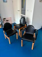 4 Thonet Flex stoelen, Gerd Lange design, Huis en Inrichting, Stoelen, Gebruikt, Zwart, Vier, Ophalen