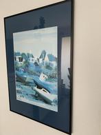 2 schitterende Le Coultre schilderijen repro boot, Ophalen of Verzenden, Zo goed als nieuw