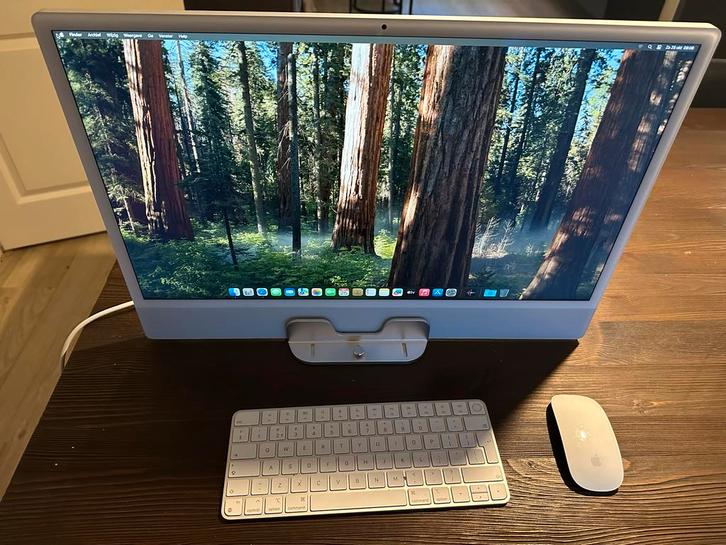 iMac 24" M1 (2021) - 256GB SSD, 8GB RAM, Computers en Software, Apple Desktops, Zo goed als nieuw, iMac, SSD, Onbekend, 8 GB, Ophalen of Verzenden
