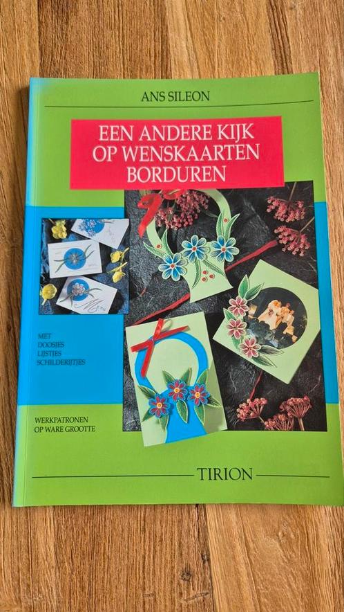 Boekje borduren op kaarten, Hobby en Vrije tijd, Kaarten | Zelf maken, Zo goed als nieuw, Overige typen, Overige thema's, Ophalen of Verzenden
