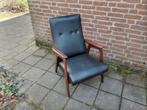 Vintage mid century houten fauteuil, Huis en Inrichting, Fauteuils, Ophalen, Gebruikt, Vintage mid century, Minder dan 75 cm