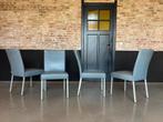 4 Rolf benz 652 stoelen. In uitstekende staat, Stof, Rolf benz, Rolf benz, Blauw