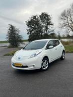 Nissan Leaf 2014 24KW Keyless achteruitrijcamera Cruise NAVI, Auto's, 4 cilinders, Wit, Elektrisch, 1405 kg