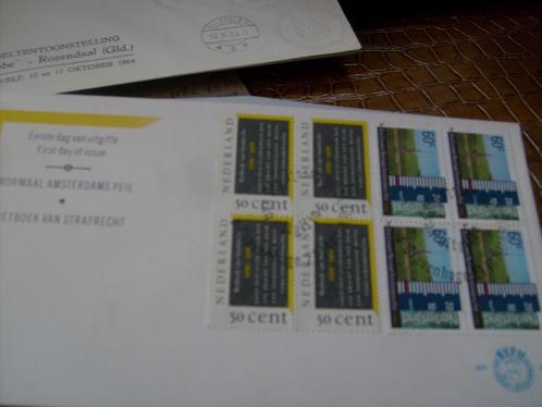 No7808 Afwijkend E232 blokken van 4 Zoekt u jaargangen 1965, Postzegels en Munten, Postzegels | Eerstedagenveloppen, Onbeschreven