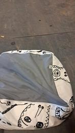 Zitzak met ogen design, Ophalen of Verzenden, Gebruikt, Wit, Zitzak