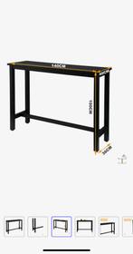 Nieuwe Bartafel met 2 Barkrukken, Ophalen, Kunststof, Met voetsteun, Nieuw