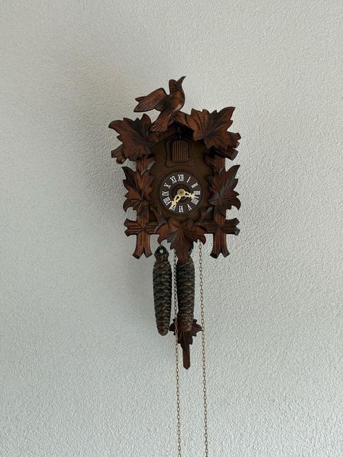 Koekoeksklok - Retro - afkomstig uit Duitsland, Huis en Inrichting, Woonaccessoires | Klokken, Gebruikt, Overige typen, Analoog