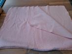 2 Zachtroze Ledikantdekens 90x130cm, Ophalen of Verzenden, Zo goed als nieuw, 100 cm of meer, Deken
