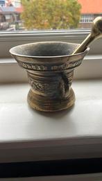 Antieke  bronzen  vijzel (16e eeuw), Antiek en Kunst, Antiek | Koper en Brons, Ophalen, Koper