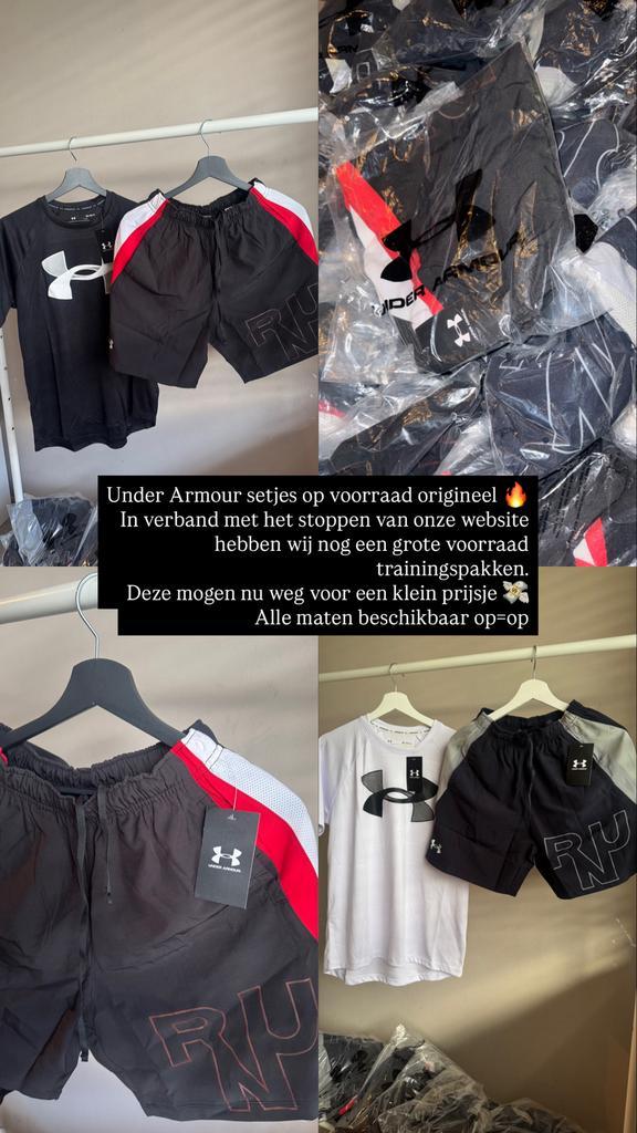 Under Armour, Kleding | Heren, Sportkleding, Nieuw, Fitness, Overige maten, Overige kleuren, Ophalen of Verzenden