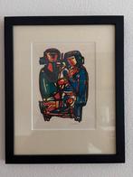 BATTERMAN - linoleumsnede - Heilige Familie, Ophalen of Verzenden