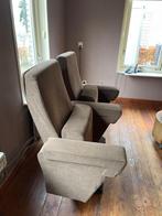 Vintage Fauteuils - Set van 2(biosscoopstoelen), Huis en Inrichting, Fauteuils, Ophalen, Gebruikt, Minder dan 75 cm, Vintage