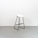 6 Hay about a stool AAS38 Wit leer 75 cm, Huis en Inrichting, Barkrukken, Niet ingevuld, Niet ingevuld, Zo goed als nieuw, Metaal