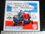 sticker trekker-trek valkenswaard msv traktor pulling, Verzenden, Zo goed als nieuw, Sport