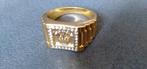 NIEUW!! Stoere goudkleurige ring met Rolex logo, Y.J. Jewelry, 20 of groter, Heer, Nieuw