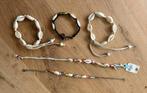 set schelpenarmbandjes 5 stuks bohemian ibiza look, Ophalen of Verzenden, Zo goed als nieuw, Overige kleuren, Overige materialen