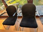 2 Gispen 413 Stoelen - per stuk 250,-, Ophalen, Gebruikt, Twee, Zwart