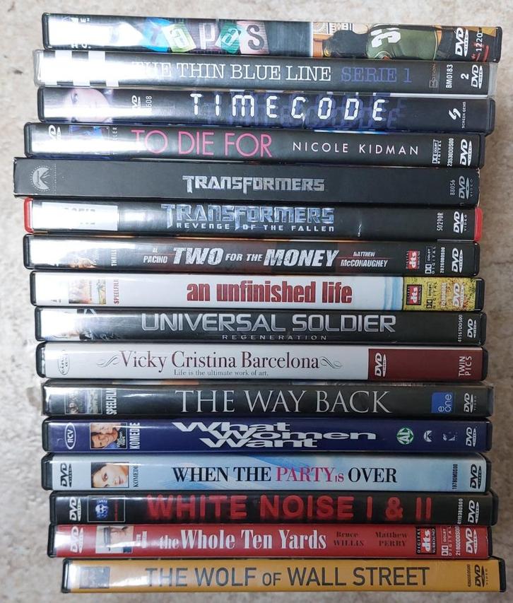 Kwaliteitsfilms op dvd, koopjes: EUR 1,00 - 1,50 (T t/m Z), Cd's en Dvd's, Dvd's | Overige Dvd's, Zo goed als nieuw, Ophalen of Verzenden