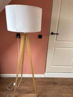 Zuiver Tripod Lamp - Witte Kap, Eiken Poot, Ophalen, Scandinavisch, Zo goed als nieuw, 150 tot 200 cm