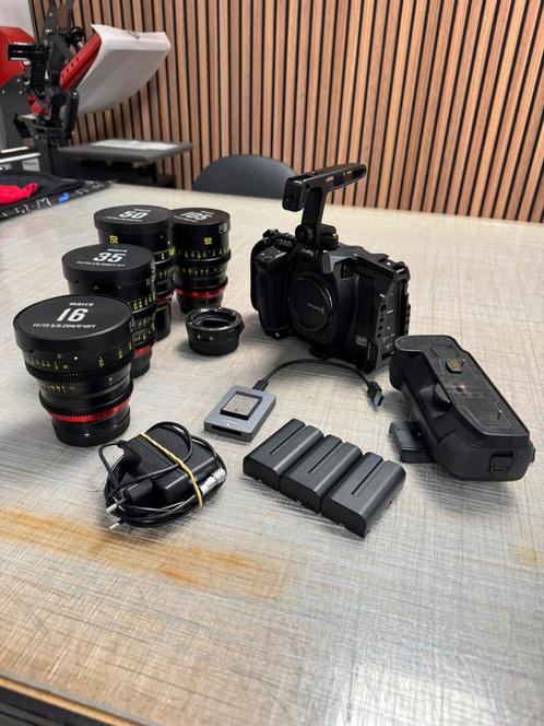 BMCC6K FULL FRAME & Cine Lenzen, Audio, Tv en Foto, Videocamera's Digitaal, Zo goed als nieuw, Camera, Overige soorten, Overige merken