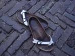 GRATIS VERZENDEN WITTE LAK PIAZZA BIRKENSTOCKS MT 39, Kleding | Dames, Slippers, Verzenden, Wit, Zo goed als nieuw