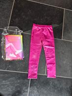 Legging metallic roze carnaval maat 104-110 zgan, Ophalen of Verzenden