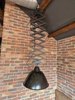 Industriële schaarlampen, Huis en Inrichting, Lampen | Tafellampen, Ophalen of Verzenden, Gebruikt, Metaal, Minder dan 50 cm