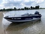 Linder Arkip 460 aluminium consoleboot, Watersport en Boten, Vis- en Consoleboten, Benzine, 30 tot 50 pk, Buitenboordmotor, Gebruikt