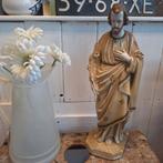 Antiek Sint Jozef beeld - 54 cm, Antiek en Kunst, Ophalen of Verzenden