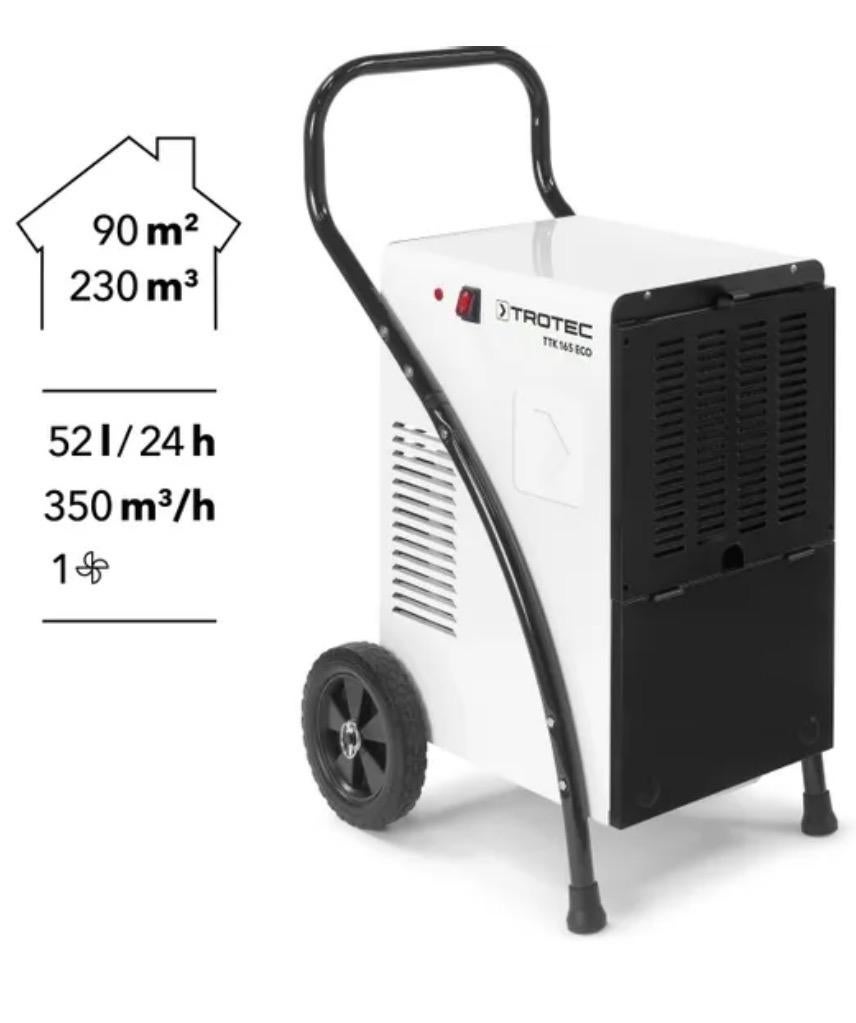 2x Trotec Bouwdroger TTK 165 ECO - koop of huur, Doe-het-zelf en Verbouw, Ventilatie en Afzuiging, Afzuiger, Ophalen of Verzenden