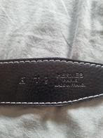 Hermes Riem - Zwart met Zilveren Gesp, Ophalen of Verzenden, Zo goed als nieuw, Zwart, Echt leder
