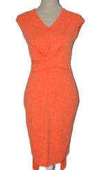 Nieuw Monique Collignon jurkje, jurk, Mt. S, Kleding | Dames, Jurken, Verzenden, Nieuw, Oranje, Knielengte