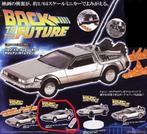 Back to the Future GASHAPON Delorean met hoverboard, Verzenden, Nieuw
