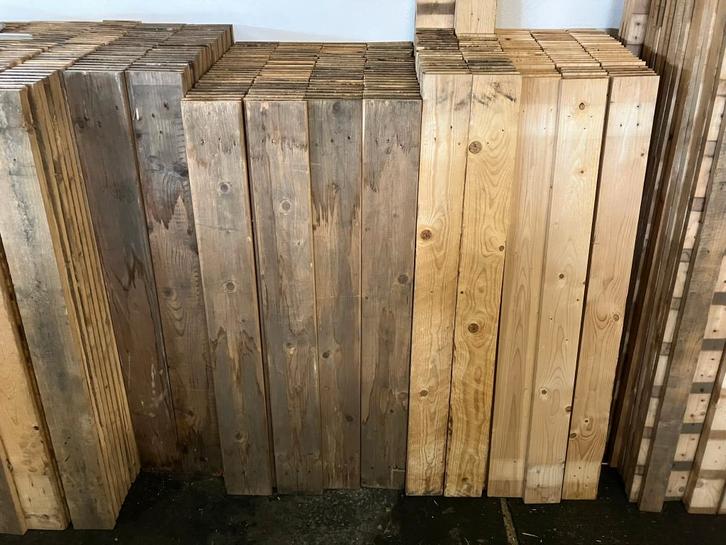 Planken, diverse soorten., Doe-het-zelf en Verbouw, Hout en Planken, Gebruikt, Plank, Vuren, Minder dan 200 cm, Minder dan 25 mm