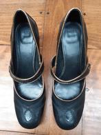 Mexx  Zwarte Pumps met Gouden Details - Maat 38, Kleding | Dames, Schoenen, MGXX, Ophalen of Verzenden, Gedragen, Zwart