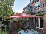 Fatboy parasol rood wit stripe parasol, Ophalen, Gebruikt, 3 tot 4 meter, Stokparasol