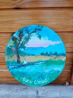 Buen camino, Antiek en Kunst, Antiek | Wandborden en Tegels, Ophalen of Verzenden