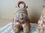 Aardewerk beeld beelden Peru inheemse beelden 16cm vintage, Ophalen of Verzenden