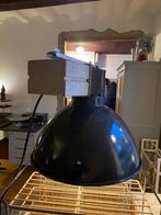 SALE: industriële fabriekslamp Philips, emaille lamp, Ophalen