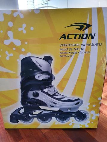 Verstelbare Rolschaatsen / Inline Skates maat 31-34 beschikbaar voor biedingen